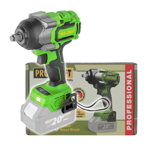 Aku rázový uťahovák Procraft PWA36bb (bez akumulátora a nabíjačky) - 4