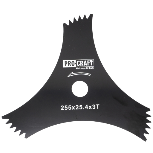 Nôž krovinorezu (D255*25.4) 3T (DRAGON) PROCRAFT - 1