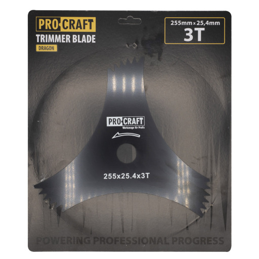 Nôž krovinorezu (D255*25.4) 3T (DRAGON) PROCRAFT - 4