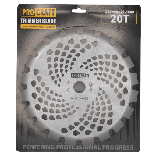 Nôž krovinorezu (D255*25.4) 40Т (obojstranný) PROCRAFT - 4