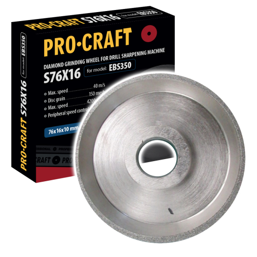 Procraft s76x16 viacúčelový brúsny kotúč / EBS350 - 1