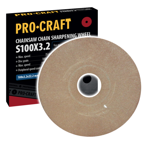 Brúsny kotúč pre brúsku na reťazové píly Procraft S100x3. 2 / SK950 - 1