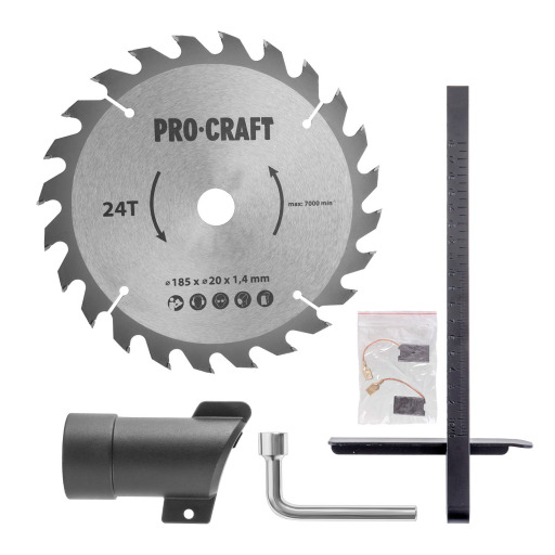 Okružná píla PROCRAFT KR1400, 185 mm - 16