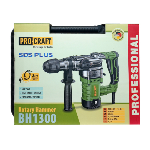 Procraft BH1300 kombinované vŕtacie a sekacie kladivo - 8