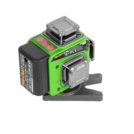 Procraft LE-4GL Zelený čiarový laser, krížová samonivelačná rovina - 14
