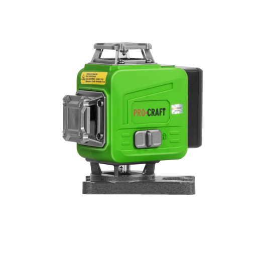 Procraft LE-4GL Zelený čiarový laser, krížová samonivelačná rovina - 16