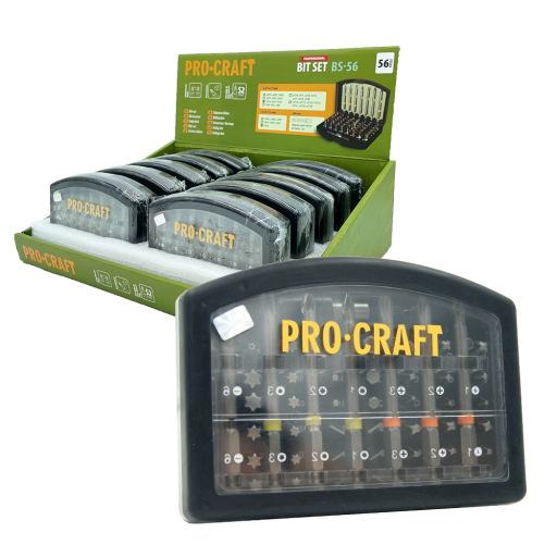 56-dielna sada bitov Procraft BS-56, S2 - 2