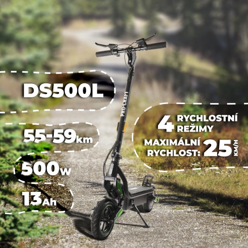 Elektrokoloběžka Procraft DS500L - 11