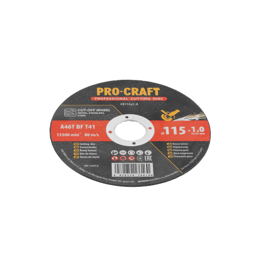Rezný kotúč Procraft CD115x1,0 - 6