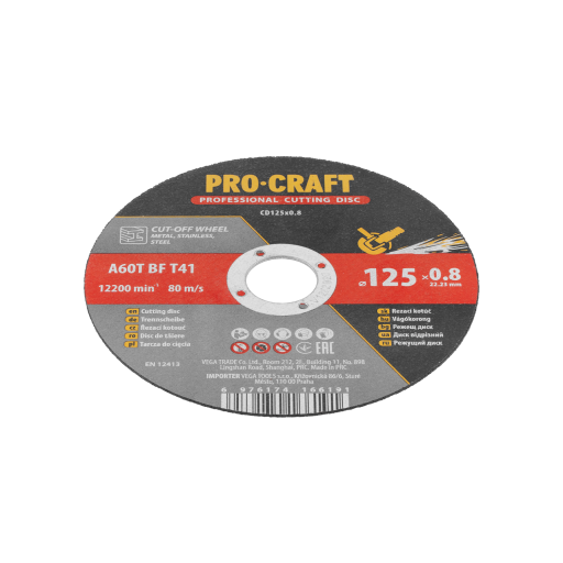 Rezný kotúč Procraft CD125x0,8 - 6