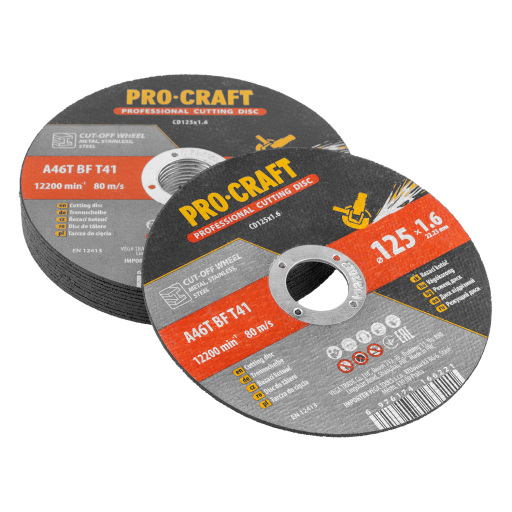 Rezací kotúč Procraft CD125x1,6 - 3