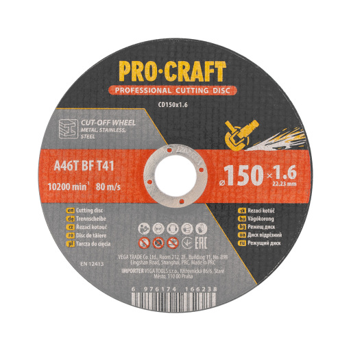 Rezací kotúč Procraft CD150x1,6 - 2