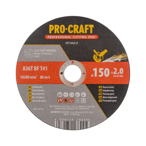 Rezací kotúč Procraft CD150x2,0 - 2