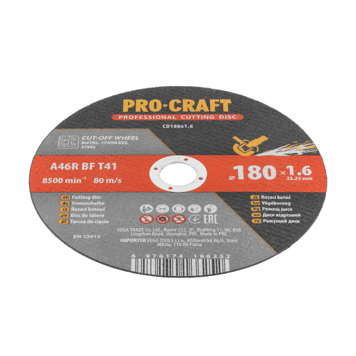 Rezný kotúč Procraft CD180x1,6 - 6