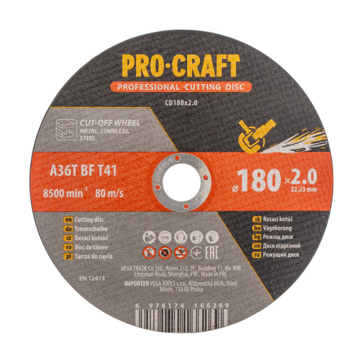 Rezný kotúč Procraft CD180x2,0 - 1
