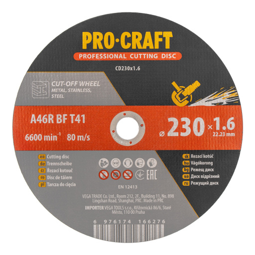 Rezný kotúč Procraft CD230x1,6 - 5