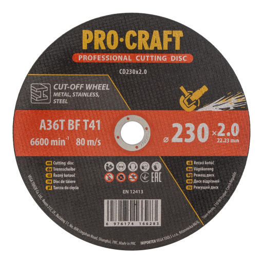 Rezný kotúč Procraft CD230x2,0 - 5