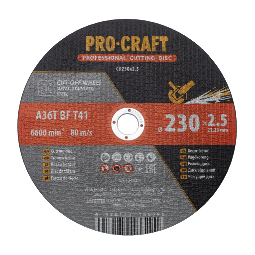 Rezací kotúč Procraft CD230x2,5