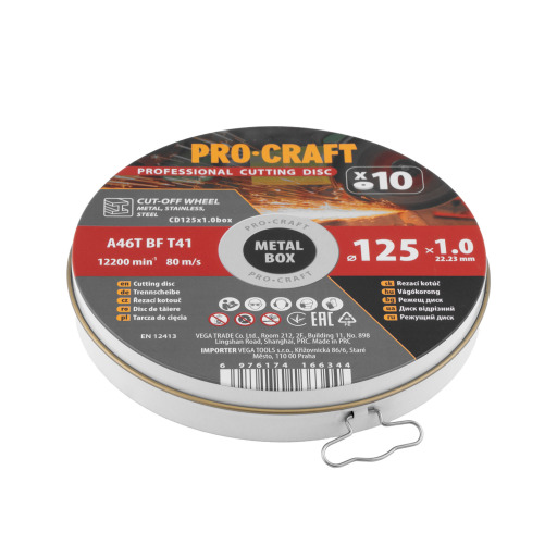 Sada rezacích kotúčov Procraft CD125x1.0b - 5
