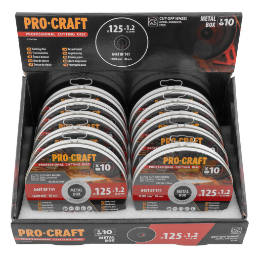Sada rezacích kotúčov Procraft CD125x1.2b - 7