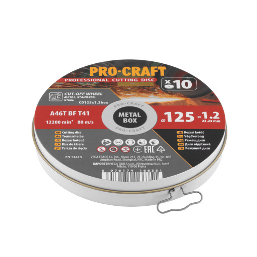 Sada rezacích kotúčov Procraft CD125x1.2b - 6