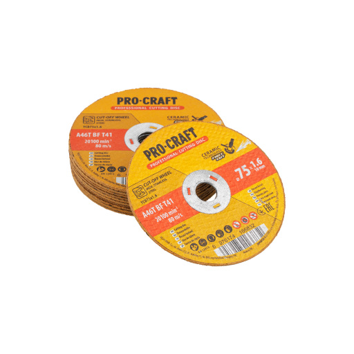 Rezný kotúč Procraft s keramickým zrnom YCD75x1.6 - 4