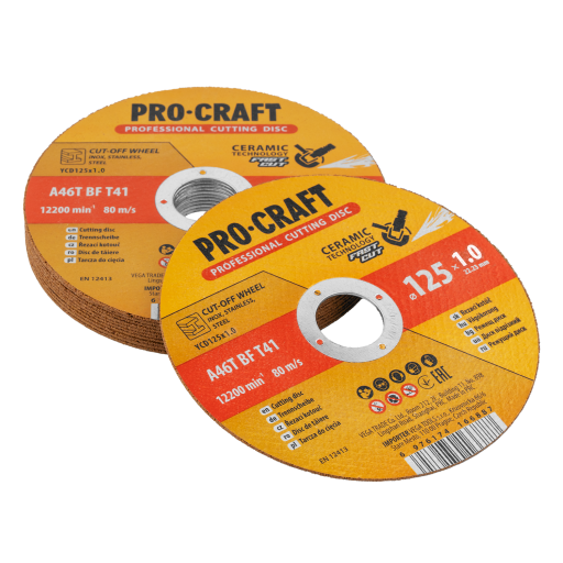 Rezný kotúč Procraft s keramickým zrnom YCD125x1.0 - 4