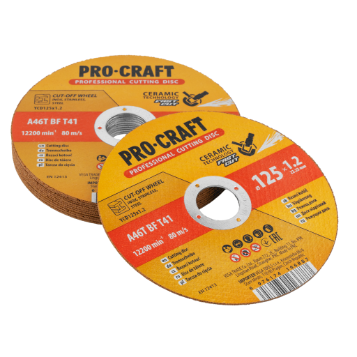 Rezný kotúč Procraft s keramickým zrnom YCD125x1.2 - 4