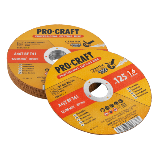 Rezný kotúč Procraft s keramickým zrnom YСD125x1.6 - 4