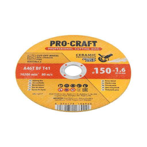 Rezný kotúč Procraft s keramickým zrnom YСD150x1.6 - 3