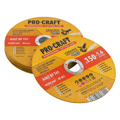 Rezný kotúč Procraft s keramickým zrnom YСD150x1.6 - 4