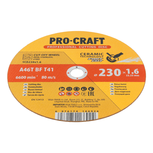 Rezný kotúč Procraft s keramickým zrnom YСD230x1.6 - 3