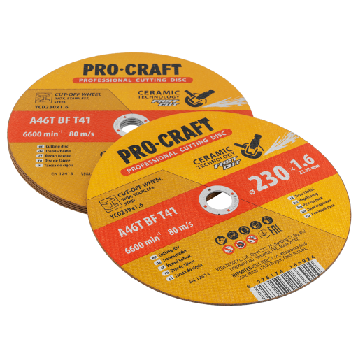 Rezný kotúč Procraft s keramickým zrnom YСD230x1.6 - 4