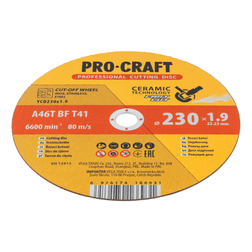 Rezný kotúč Procraft s keramickým zrnom YСD230x1.9 - 3