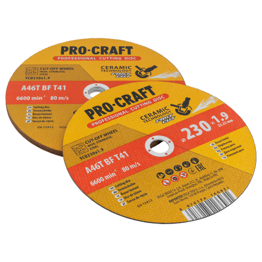 Rezný kotúč Procraft s keramickým zrnom YСD230x1.9 - 4