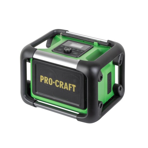 Bezdrôtové rádio Procraft Pjs20 DAB+, FM, Bluetooth 5.3, 80W (bez batérie a nabíjačky) - 3