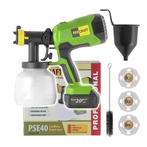 Aku striekacia pištoľ Procraft PSE40bb (bez batérie a nabíjačky) - 1