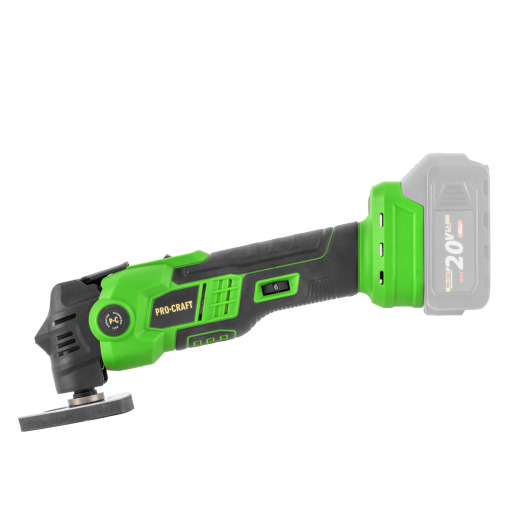 Aku multifunkčná oscilačná brúska Procraft PMT22bb (bez batérie a nabíjačky) - 4