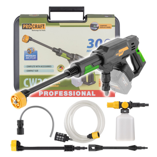 Aku tlaková myčka Procraft CW20 (bez baterie a nabíječky) - 1
