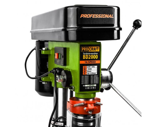 Procraft BD2000 stĺpová vŕtačka - 7
