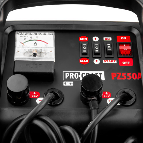 Nabíjačka autobatérií so štartovacím napájaním Procraft PZ550A - 5
