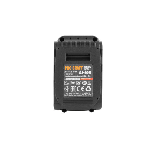 Baterie akumulátorová 20V Li-ion, 4000mAh Procraft 20/4C - 4