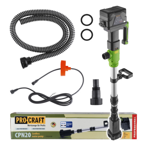 Aku ponorné čerpadlo do suda Procraft CPN20bb (bez batérie a nabíjačky) - 1
